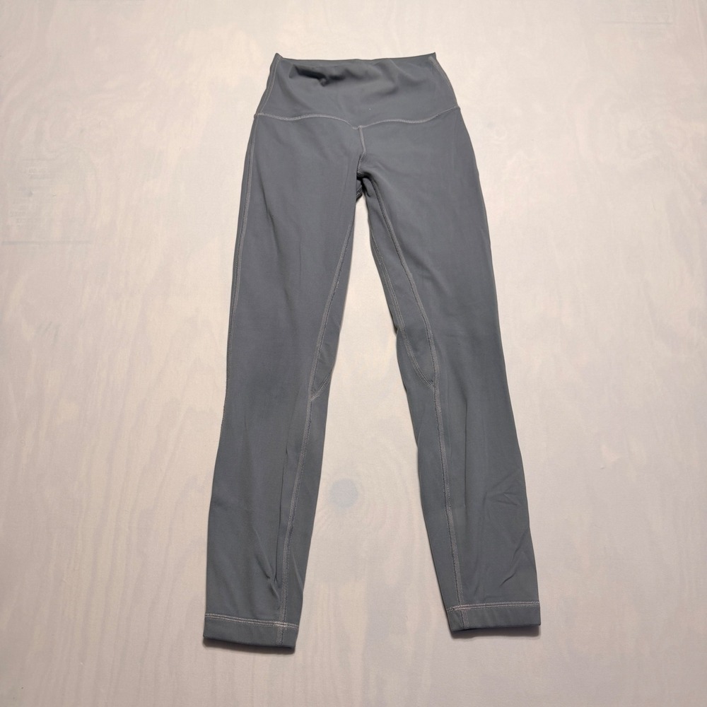 Lululemon Align Leggings Womens 4 Grey High Rise 24 Inseam 7/8 Length Yoga Pant